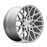Rotiform R110 BLQ Wheel 20x10 5x112 35 Offset - Gloss Silver Machined