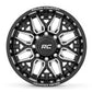 Rough Country 86 Series Wheel | One-Piece | Gloss Black | 20x10 | 5x5 | -19mm