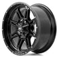 Rough Country 94 Series Wheel | One-Piece | Matte Black | 20x10 | 6x5.5/6x135 | -18mm