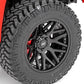 Rough Country 95 Series Wheel | One-Piece | Gloss Black | 20x10 | 5x5 | -19mm