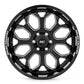 Rough Country 96 Series Wheel | One-Piece | Gloss Black | 20x10 | 6x5.5 | -19mm