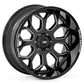 Rough Country 96 Series Wheel | One-Piece | Gloss Black | 20x10 | 8x180 | -19mm