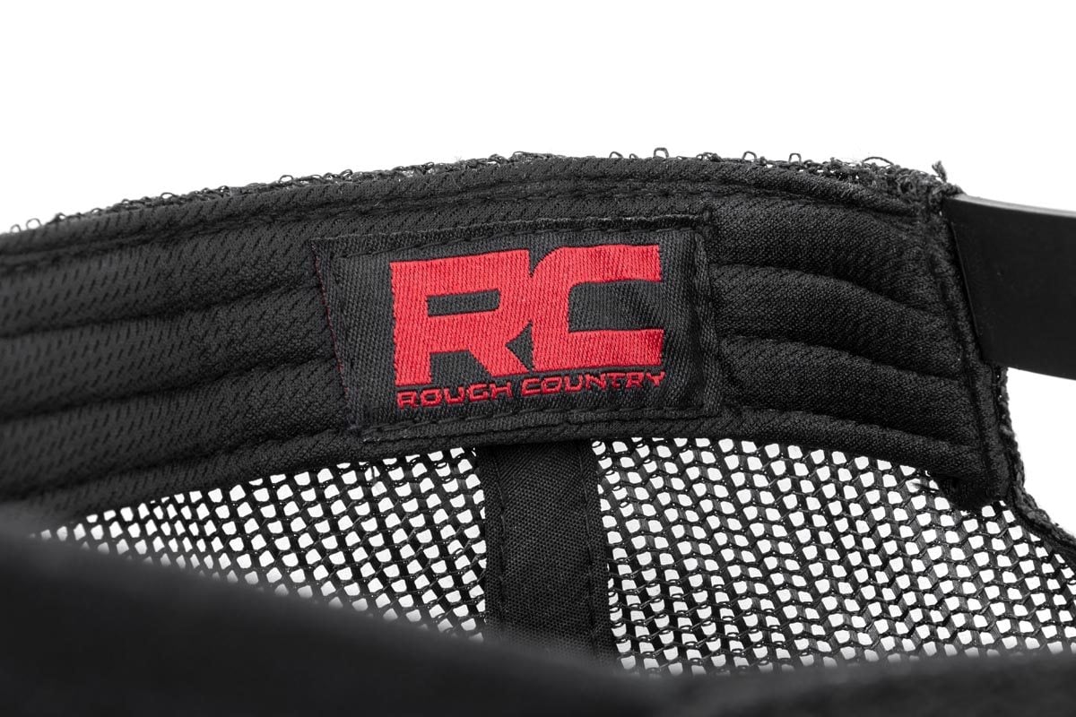Rough Country Hat | Mesh | Rough Country Patch | Black