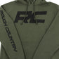 Rough Country Hoodie | RC Topographical Sleeve | Army Green | LG