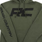 Rough Country Hoodie | RC Topographical Sleeve | Army Green | MD