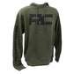Rough Country Hoodie | RC Topographical Sleeve | Army Green | MD