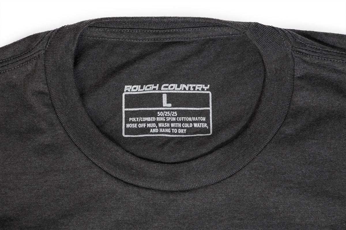 Rough Country T-Shirt | American Flag | Blue | XL