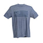 Rough Country T-Shirt | American Flag | Blue | XL