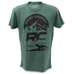 Rough Country T-Shirt | RC Mountains | Forest Green | LG