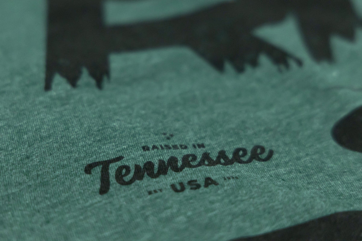 Rough Country T-Shirt | RC Mountains | Forest Green | XL