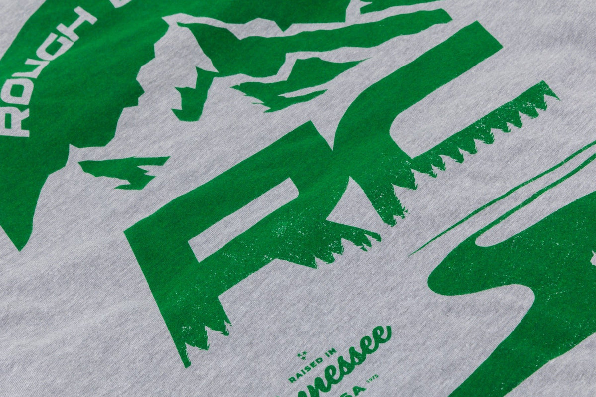 Rough Country T-Shirt | RC Mountains | HEATHER GRAY | XL
