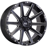 Ruffino HARD Sinner Gloss Black - Milled EdgeRUF4820003 | Size: 20x9.0 | Bolt Pattern: 6x135/6x139.7 | Offset: 0 | Center Bore: 87.1