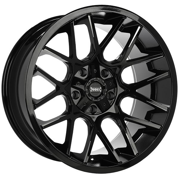 Ruffino HARD Tactical Gloss Black - Milled EdgeRUF4920001 | Size: 20x10.0 | Bolt Pattern: 6x135/6x139.7 | Offset: -12 | Center Bore: 87.1