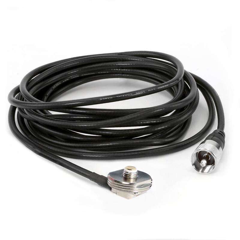 Rugged Radios 13 Ft Antenna Coax Cable with 3/8 NMO Mount