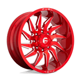 Fuel 1PC D745 20X9 8X6.5 GL-RED-MIL 01MM Wheels