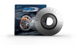 SHW 19-23 Porsche Cayenne S Left Front Smooth Monobloc Brake Rotor (9Y0615301A)