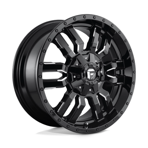 Fuel 1PC SLEDGE 20X9 5X127 NBL 6.35 71.5 +35 Wheels