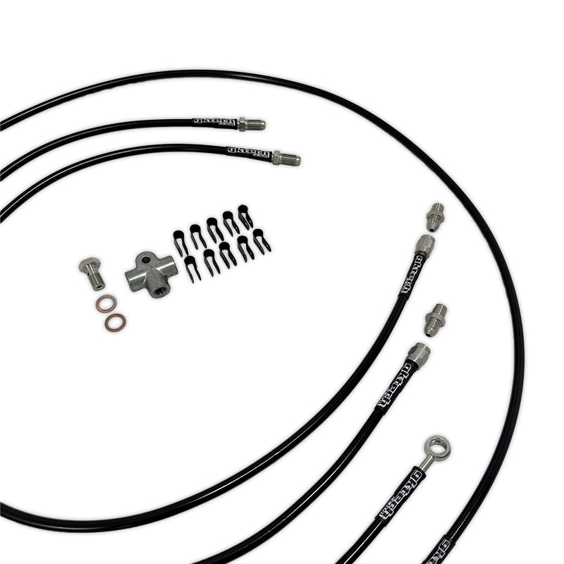 Toyota/Wilwood Caliper Stand alone SS braided brake line kit