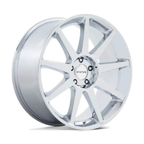 Status MAMMOTH 22X9.5 5X5.0 71.5 CHROME +30 Wheels