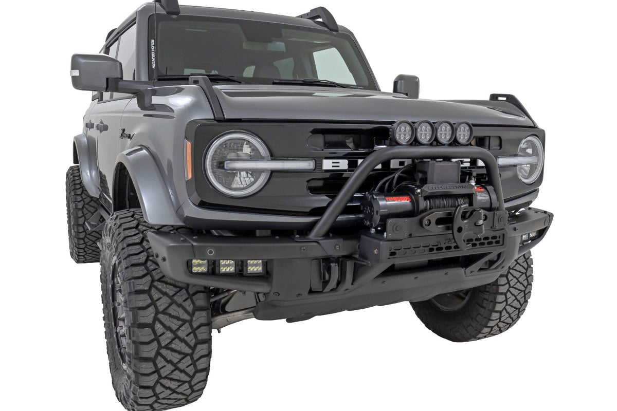 Safari Bar | 6.5 Inch Round LED | OE Modular Steel | Ford Bronco 4WD (21-25)
