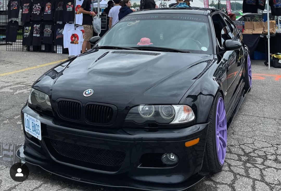 2000-2006 BMW M3 E46 2PC Side Splitters
