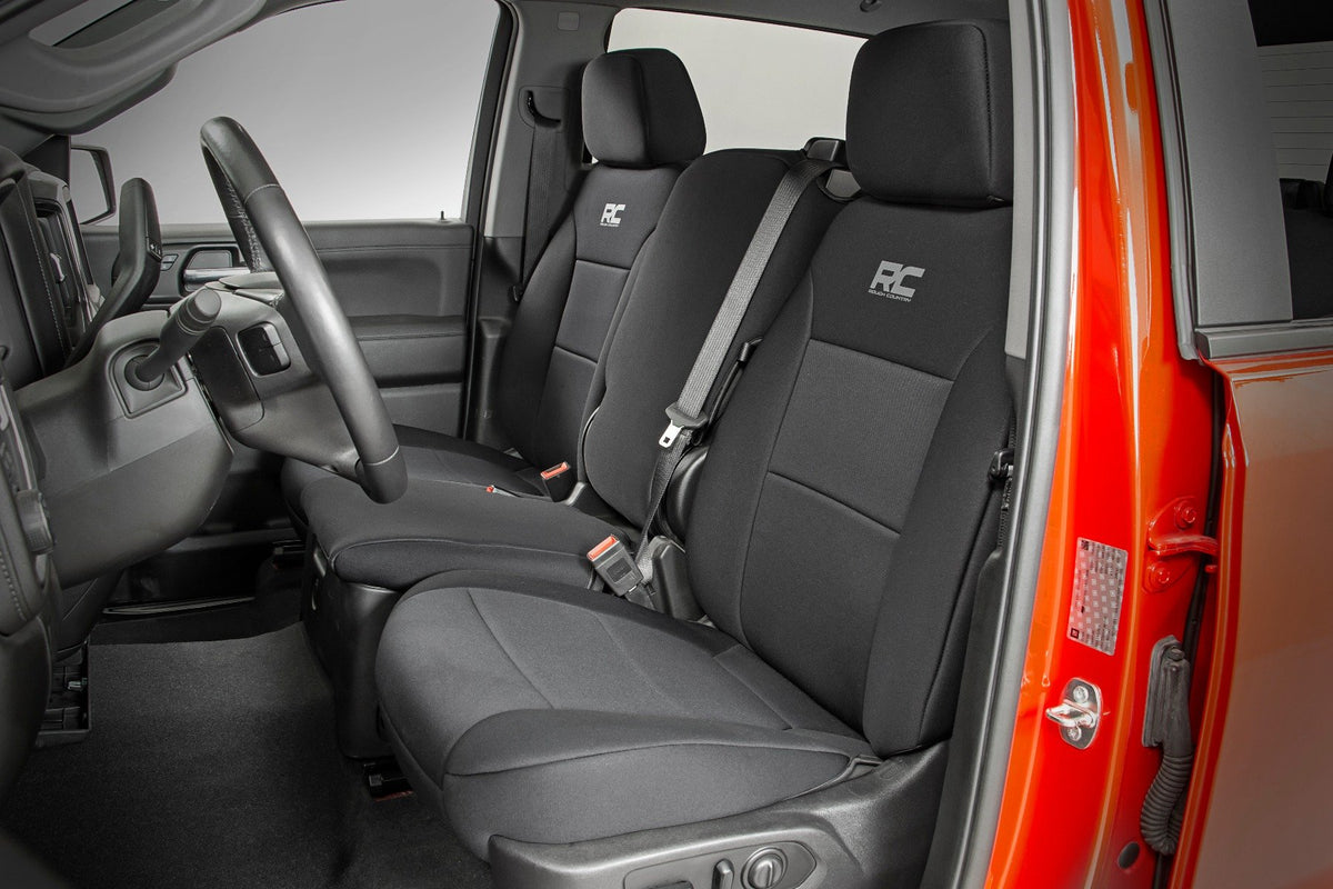Seat Covers | FR 40/40/20 & RR Arm Rest | Chevy/GMC Sierra 1500 (19-26)/Silverado 1500 (19-26)