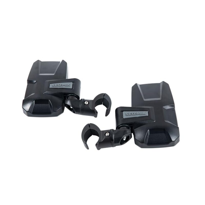 Seizmik 24+ Polaris/Can-Am/Honda/Kaw Embark Side View Mirror - Adj. 1.75-2 in. ROP Clamp Pair