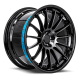 Sentali Barrel Forged Gloss Black Lip / Matte Black Centre SB2 22x9.5 5x115 Wheels