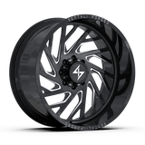 Sentali Forged Gloss Black Milled SF7BM 26x12 8x165.1 Wheels