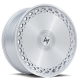 Sentali Luxx Brushed Silver Coral Reef 22x10.5 5x112/5x114.3 Wheels