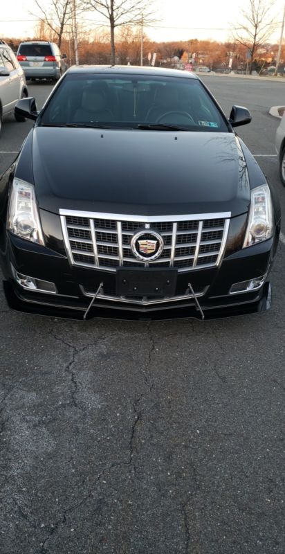 2011-2014 Cadillac CTS Coupe 2PC Front Splitter