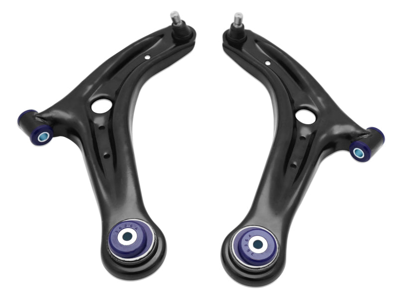 SuperPro 13-17 Ford Fiesta Complete Front Lower Control Arm Kit (Caster Increase)