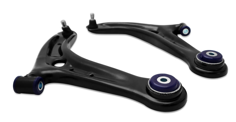 SuperPro 13-17 Ford Fiesta Complete Front Lower Control Arm Kit (Caster Increase)