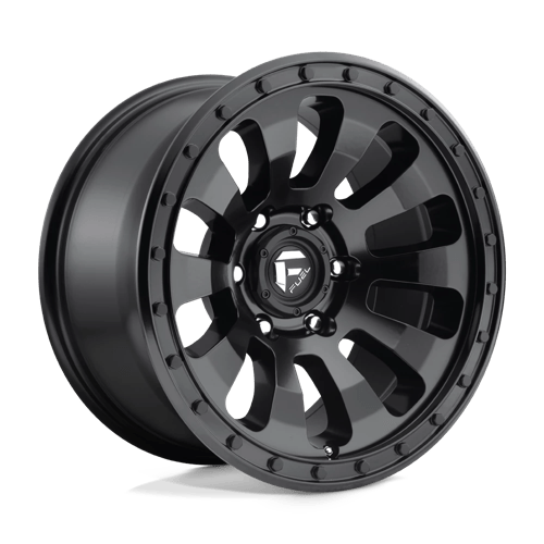 Fuel 1PC D630 18X9 6X5.5 MT-BLK -12MM Wheels