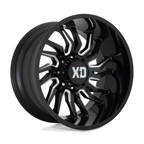 XD XD858 22X12 8X6.5 G-BLK MILL -44MM Wheels