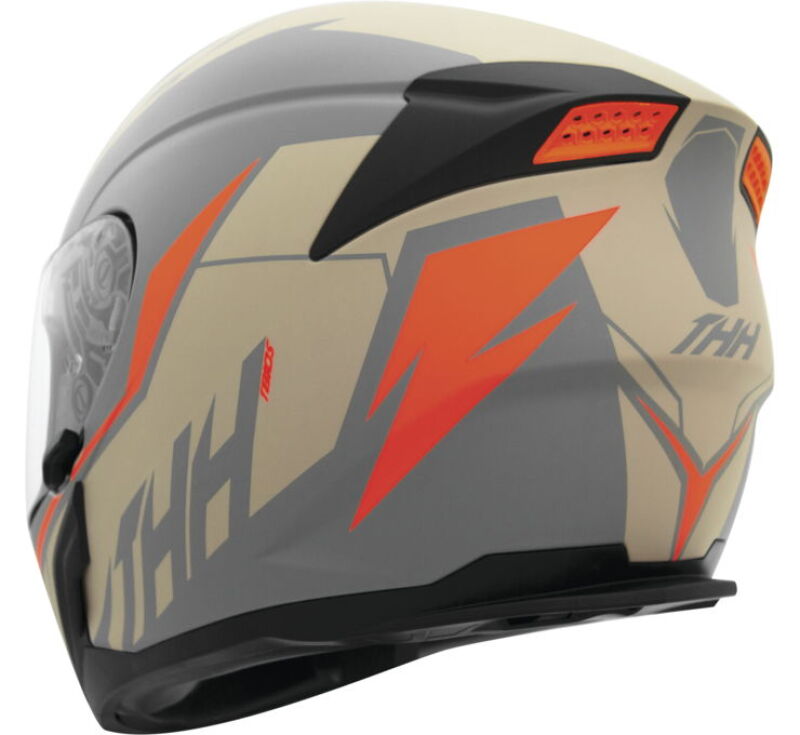 THH Helmets T810S Turbo Gray/Orange - XS