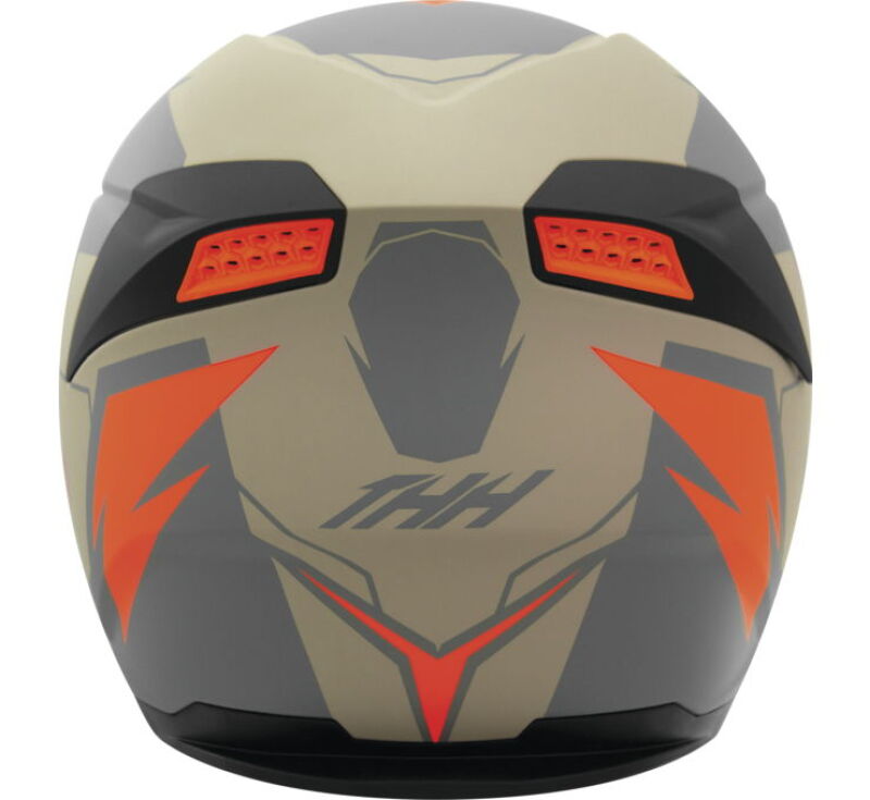 THH Helmets T810S Turbo Gray/Orange - XS