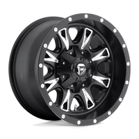 Fuel 1PC D513 17X9 8X6.5 MT-BLK-MIL 1MM Wheels