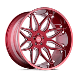 Tuff TU T3B 20X12 5X127 -45 71 CNDY RED Wheels