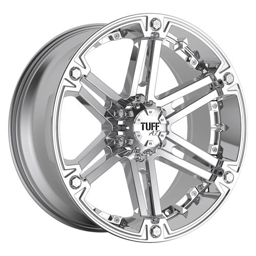 Tuff TU T01 22X9.5 5X5/5.5 +15 78 CHR Wheels