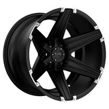 Tuff TU T12 20X10 6X139 -19 106 S-BLK BRSH Wheels