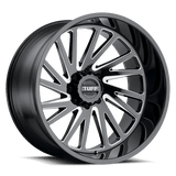 Tuff TU T2A 20X12 5X127 -45 71 G-BLK ML R Wheels