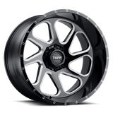 Tuff TU T2B 24X14 8X165 -72 125 G-BLK ML R Wheels