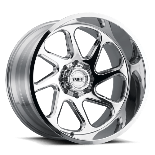 Tuff TU T2B 24X14 8X165 -72 125 CHROME R Wheels