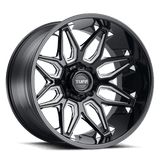 Tuff TU T3B 20X12 5X127 -45 71 G-BLK MLD Wheels