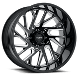 Tuff TU T4B 24X14 8X180 -72 125 G-BLK ML R Wheels