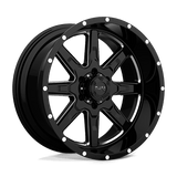 Tuff TU T15 20X10 6X139 -19 106 G-BLK MLD Wheels