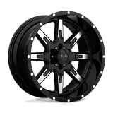 Tuff TUT15 20X10 5X5.5 G-BLK MACH-FC -19MM Wheels
