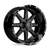 Tuff TUT15 18X10 8X6.5 S-BLK G-BLK-LP -13MM Wheels