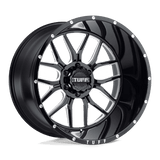 Tuff TU T23 22X14 6X139 -76 112 G-BLK MLD Wheels